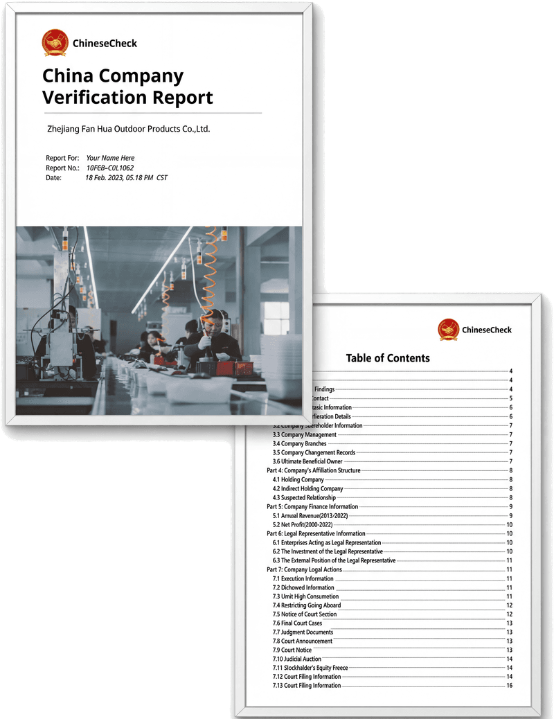 ChineseCheck Sample Report Preview